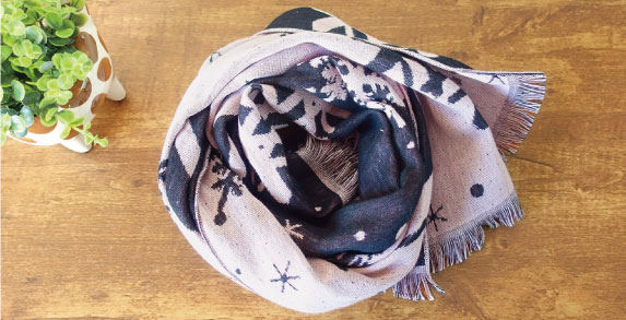 雪さくら／タオルマフラー（OP入り）02