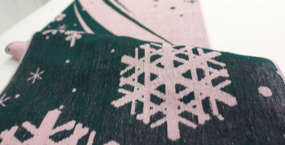 雪さくら／タオルマフラー（OP入り）04