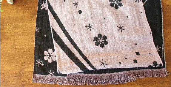 雪さくら／タオルマフラー（OP入り）05