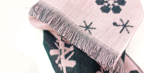 雪さくら／タオルマフラー（OP入り）06