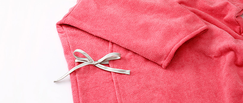 綿100％エステバスローブの生地比較